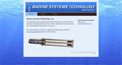 Desktop Screenshot of marinesystems.com